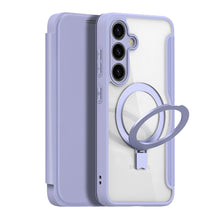 Заредете изображение във визуализатора на галерията – Dux Ducis Skin X Pro case with magnetic ring/stand for Samsung S24+ - purple
