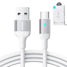 Заредете изображение във визуализатора на галерията – Joyroom USB cable - USB C 3A for fast charging and data transfer A10 Series 3 m white (S-UC027A10)
