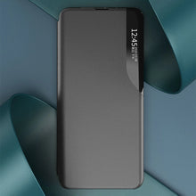 Заредете изображение във визуализатора на галерията – Eco Leather View Case for Samsung S24 Ultra with flap - black
