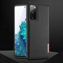 Заредете изображение във визуализатора на галерията – Dux Ducis Fino case covered with nylon material for Samsung Galaxy S20 FE 5G gray
