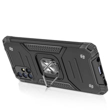 Заредете изображение във визуализатора на галерията – Wozinsky Ring Armor Case Kickstand Tough Rugged Cover for Samsung Galaxy M51 pink
