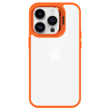 Заредете изображение във визуализатора на галерията – Tel Protect Kickstand case + camera glass (lens) for Iphone 11 orange
