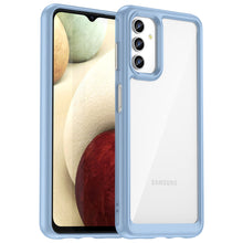 Заредете изображение във визуализатора на галерията – Outer Space Case for Samsung Galaxy A13 5G cover with a flexible frame blue
