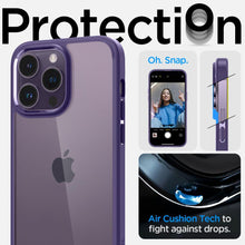 Заредете изображение във визуализатора на галерията – Spigen ULTRA HYBRID IPHONE 14 PRO DEEP PURPLE

