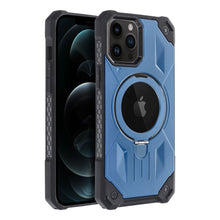 Заредете изображение във визуализатора на галерията – Armor Mag Cover case compatible with MagSafe for IPHONE 12 PRO MAX blue
