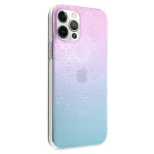Заредете изображение във визуализатора на галерията – Guess GUHCP12L3D4GGBP iPhone 12 Pro Max 6,7" niebiesko-różowy/blue&amp;pink hardcase 4G 3D Pattern Collection
