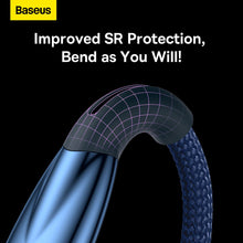 Заредете изображение във визуализатора на галерията – BASEUS cable USB A to Apple Lightning 8-pin 2,4A Glimmer Series CADH000303 2m blue
