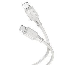 Заредете изображение във визуализатора на галерията – HOCO cable Type C to Type C Power Delivery 60W Assistant X101 gray (30pcs/box)
