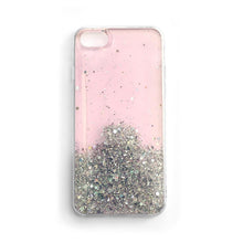 Заредете изображение във визуализатора на галерията – Star Glitter Shining Cover for iPhone 13 mini pink

