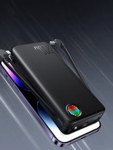 Заредете изображение във визуализатора на галерията – Joyroom 20000mAh 22.5W power bank with built-in USB-C/ Lightning cables (JR-L015) - black
