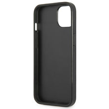 Заредете изображение във визуализатора на галерията – Guess GUHCP13MP4TPK iPhone 13 6.1" black/black hardcase 4G Triangle Logo Cardslot
