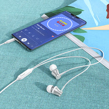 Заредете изображение във визуализатора на галерията – Borofone Earphones BM73 Platinum silver
