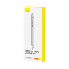 Заредете изображение във визуализатора на галерията – BASEUS smooth writing capacitive Stylus Writing 2 Lite LED (active version + wirelles + cable USB A to Lightning 8-pin) 130 mAh white P80015806211-02/BS-PS030
