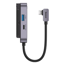 Заредете изображение във визуализатора на галерията – Baseus PadJoy 6-Port Type-C HUB Adapter Dark gray

