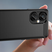 Заредете изображение във визуализатора на галерията – Carbon Case case for OnePlus Nord CE 3 flexible silicone carbon cover black
