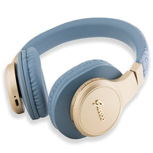 Заредете изображение във визуализатора на галерията – Original Bluetooth Headphones GUESS 4G Script GUBH604GEMB blue
