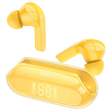 Заредете изображение във визуализатора на галерията – HOCO bluetooth earphones Bright true ENC EW39 yellow
