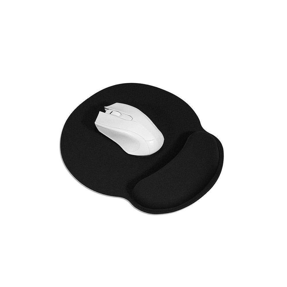 Ergonomic mousepad wrist support 250x230x25mm / черен - TopMag