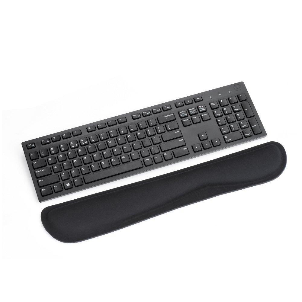Ergonomic wrist support за keyboard 460x85x25mm / черен - TopMag