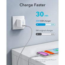 Заредете изображение във визуализатора на галерията – Esr 20w mini pd charger white - TopMag
