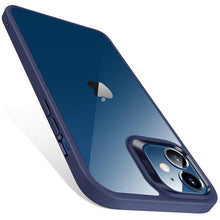 Заредете изображение във визуализатора на галерията – ESR Classic Hybrid for IPHONE 12 MINI blue transparent - TopMag
