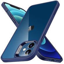 Заредете изображение във визуализатора на галерията – ESR Classic Hybrid for IPHONE 12 MINI blue transparent - TopMag
