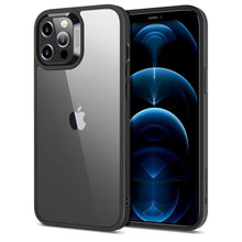 Заредете изображение във визуализатора на галерията – ESR Classic Hybrid for IPHONE 12 PRO MAX black transparent - TopMag
