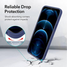 Заредете изображение във визуализатора на галерията – ESR Classic Hybrid for IPHONE 12 PRO MAX blue transparent - TopMag
