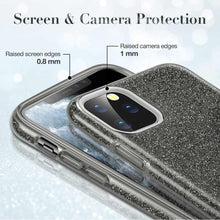Заредете изображение във визуализатора на галерията – Esr makeup glitter гръб за iPhone 11 pro ( 5.8 ) черен - TopMag
