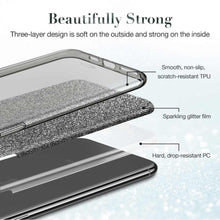 Заредете изображение във визуализатора на галерията – Esr makeup glitter гръб за iPhone 11 pro ( 5.8 ) черен - TopMag
