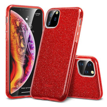 Заредете изображение във визуализатора на галерията – Esr makeup glitter гръб за iPhone 11 pro ( 5.8 ) червен - TopMag
