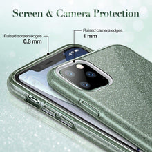 Заредете изображение във визуализатора на галерията – Esr makeup glitter гръб за iPhone 11 pro ( 5.8 ) зелен - TopMag
