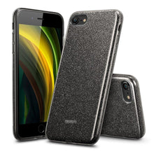 Заредете изображение във визуализатора на галерията – Esr makeup glitter гръб за iPhone 7 / 8 / SE 2020 черен - TopMag
