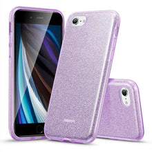 Заредете изображение във визуализатора на галерията – Esr makeup glitter гръб за iPhone 7 / 8 / SE 2020 лилав - TopMag
