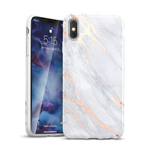 Заредете изображение във визуализатора на галерията – Esr marble гръб - iPhone x / xs сив-златен - TopMag
