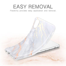 Заредете изображение във визуализатора на галерията – Esr marble гръб - iPhone x / xs сив-златен - TopMag
