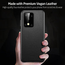 Заредете изображение във визуализатора на галерията – Esr metro leather гръб за samsung s20 ultra черен - TopMag

