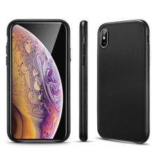 Заредете изображение във визуализатора на галерията – Esr oxford кожен гръб за iPhone xr черен - TopMag
