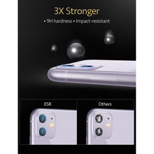 Заредете изображение във визуализатора на галерията – Esr стъклен протектор за камера 2 броя за iPhone 11 прозрачни - TopMag
