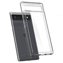 Заредете изображение във визуализатора на галерията – Spigen Ultra Hybrid case for Google Pixel 6A transparent
