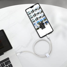 Заредете изображение във визуализатора на галерията – Baseus USB Type C - USB Type C cable fast charging Power Delivery Quick Charge 100 W 5 A 2 m white (CATGD-A02)
