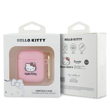 Заредете изображение във визуализатора на галерията – Hello Kitty Silicone 3D Kitty Head case for AirPods 1/2 - pink
