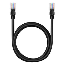 Заредете изображение във визуализатора на галерията – Baseus High Speed ​​Cat 5 RJ-45 Ethernet cable 1000Mb/s 1.5m round - black
