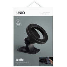 Заредете изображение във визуализатора на галерията – Uniq magnetic holder Trelix Car Dash Mount black/midnight black
