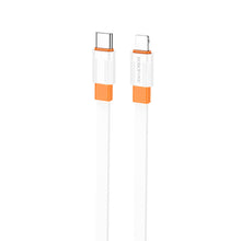 Заредете изображение във визуализатора на галерията – Borofone Cable BX89 Union - Type C to Lightning - PD 20W 1 metre white-orange
