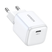 Заредете изображение във визуализатора на галерията – GaN 20W USB-C charger Ugreen Nexode mini CD318 - white
