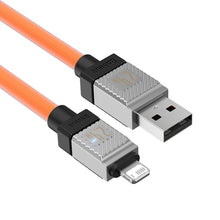 Заредете изображение във визуализатора на галерията – BASEUS cable USB to Apple Lightning 8-pin CoolPlay 2,4A 1m orange CAKW000407
