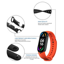 Заредете изображение във визуализатора на галерията – Wristband for Xiaomi Mi Band 5/6/7 black
