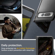 Заредете изображение във визуализатора на галерията – Spigen SLIM ARMOR PRO GOOGLE PIXEL FOLD BLACK
