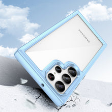 Заредете изображение във визуализатора на галерията – Outer Space Case for Samsung Galaxy S23 Ultra cover with a flexible frame blue

